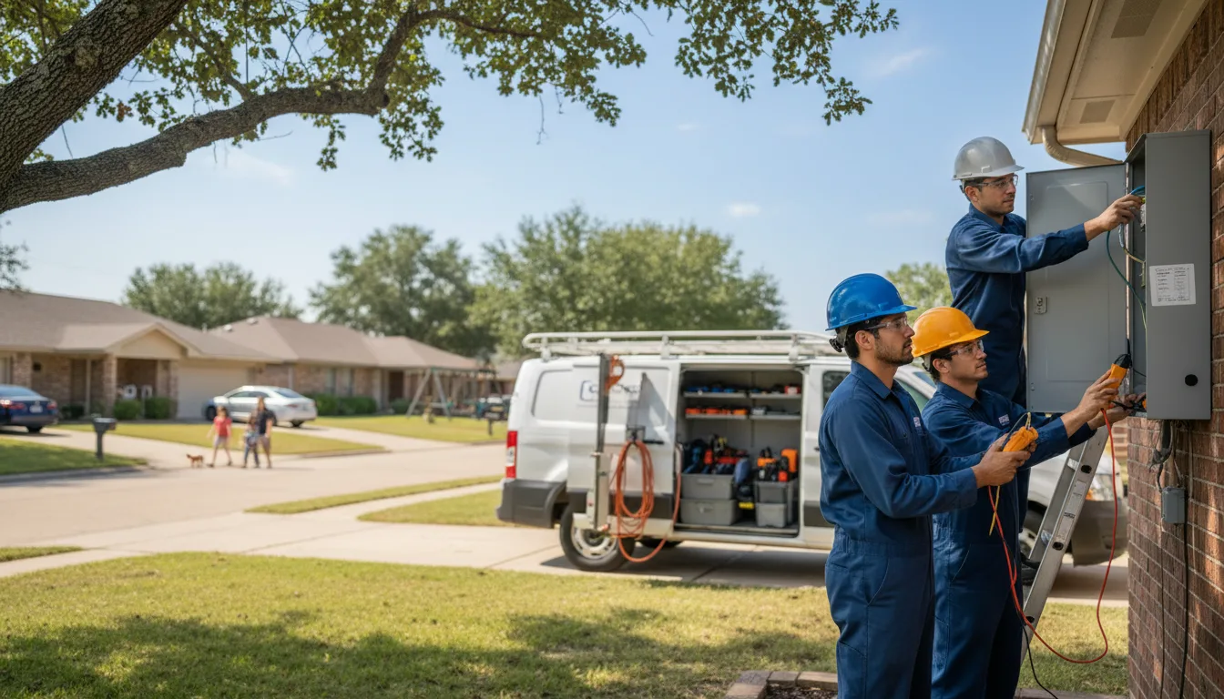 Certified electrician providing emergency electrical services in Burbank, OH
